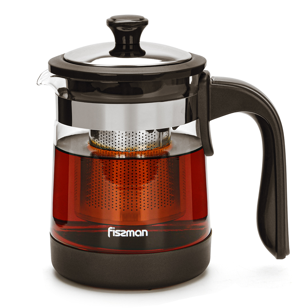Tējkanna 750 ml ar tērauda filtru (stikls)