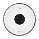 Stikla vāks 20 сm, melns