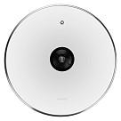 Stikla vāks 28 сm, melns