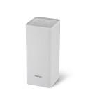 Nažu statīvs 10x10x22 cm, BALTS (plastmasa)