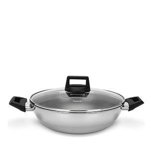 Wok panna IRON CHEF 28x8,5cm / 3,54l (nerūsējošais tērauds ar nepiedegošu pārklājumu)
