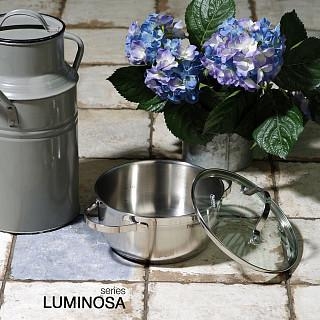 Katls LUMINOSA 20x9,5 см/3000 ml ar stikla vāku (nerūsējošais tērauds)