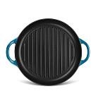 Grillpanna apaļa 30x4,0 сm ar diviem rokturiem (emaljēts čuguns)