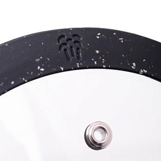 Stikla vāks Arcades 18 cm, melns