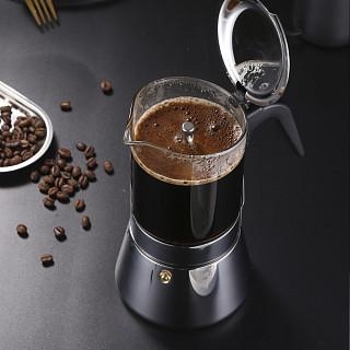 Geizera kafijas kanna 6 porcijām / 240 ml (nerūsējošais tērauds + stikls)