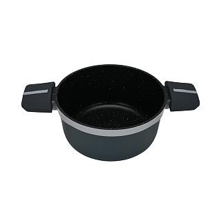 Katls Luxuria 20x10cm / 2,5l ar stikla vāku (alumīnijs)