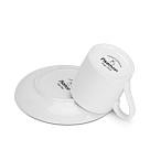 Komplekts krūze ar apakštasīti Floree 100 ml/ 2 gab.  (porcelāns)