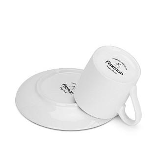 Komplekts krūze ar apakštasīti Floree 100 ml/ 2 gab.  (porcelāns)