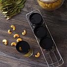 Komplekts garšvielām 4x100 ml uz paliktņa (stikls), art. 6431