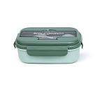 Pusdienu kastīte ar 3 nodalījumiem 21.5x15x8 cm / 1100 ml (plastmasa), art. 16741