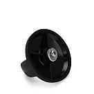 Vāka rokturis, melns