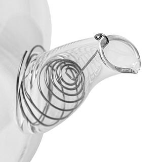 Tējkanna 1500 ml ar tērauda filtru (stikls)