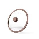 Stikla vāks ARCADES 24 cm, brūns