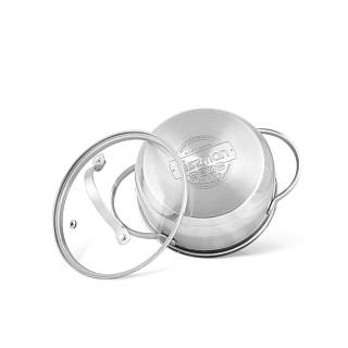 Katls LUMINOSA 18x8,5 cm/2100 ml ar stikla vāku (nerūsējošais tērauds)