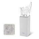 Nažu statīvs 10x10x22 cm, BALTS (plastmasa)