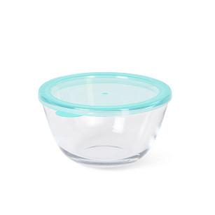 Stikla bļoda ar vāku 15x8 cm/800 ml