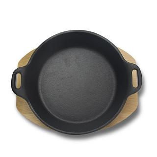 Čuguna panna 18 cm uz koka statīva