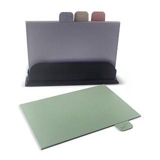 Virtuves dēļīšu komplekts 4 gab. 28x22 сm uz paliktņa (plastmasa)