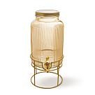 Dzēriena trauks ar dozatoru 5,8 l ar statīvu (stikls)