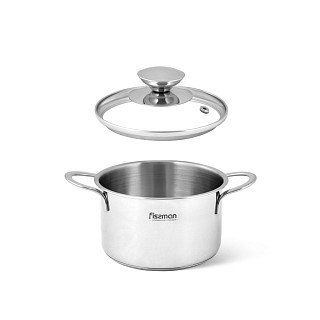 Katls BAMBINO 12x7,5 сm/800 ml ar stikla vāku (nerūsējošais tērauds)