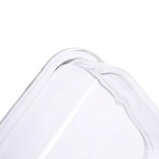 Konteiners ar vāku 15x11x6 cm / 370 ml (karstumizturīgs stikls)