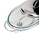 Ovālas formas marmīts 42x25x19 cm/3 l