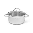 Katls LUMINOSA 24x11,5 см/5100 ml ar stikla vāku (nerūsējošais tērauds)