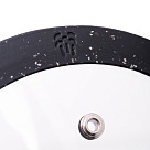 Stikla vāks Arcades 16 cm, melns