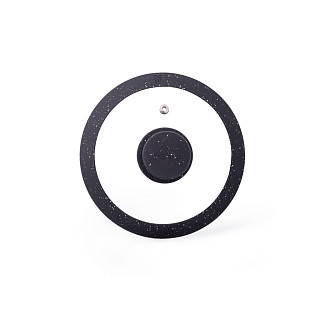 Stikla vāks Arcades 16 cm, melns