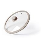 Stikla vāks ARCADES 28 cm, krēmkrāsa