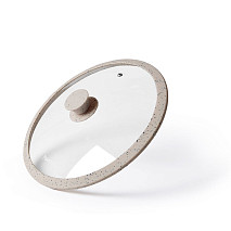 Stikla vāks ARCADES 28 cm, krēmkrāsa