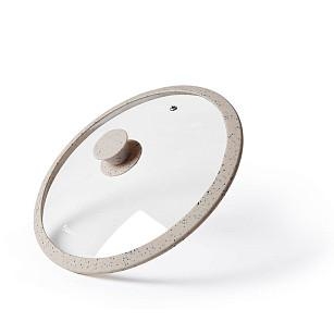 Stikla vāks ARCADES 28 cm, krēmkrāsa