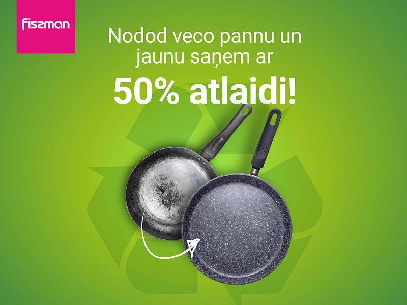 Nodod vecās pannas un katlus