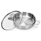 Sautējamā panna PREMIUM ONE 26x6 cm / 2.7 l ar stikla vāku (ner. tēŗ.)