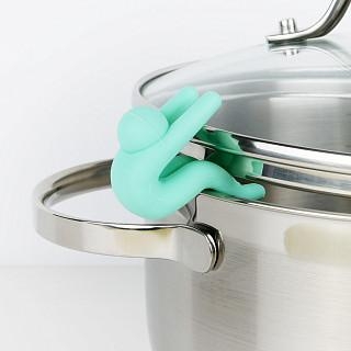 Vāku turētājs 5x4 cm CILVĒCIŅŠ (silikons)