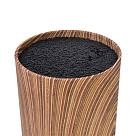 Nažu statīvs 11x22cm apaļš, koka krāsā (plastmasa)