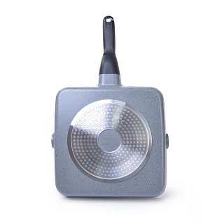 Grilpanna LA GRANITE 28x4,5 cm ar noņemamu rokturi  (alumīnijs)