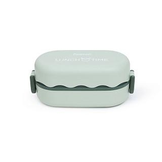 Pusdienu kaste divstāvu 19x9x8,7 cm / 800 ml, zaļa