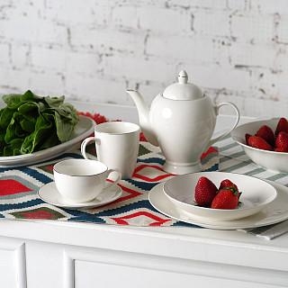 Tasīte ar apakštasīti ALEKSA 250 ml (porcelāns)