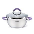 Каtls ANNETTE 24x12,5 см/4700 ml ar stikla vāku (nerūsējošais tērauds)