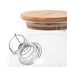 Tējkanna 1200 ml ar tērauda filtru un bambusa vāku