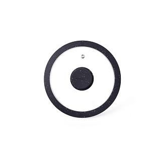 Stikla vāks Arcades 18 cm, melns