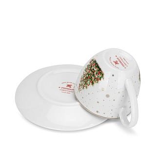 Tējas tasīte ar apakštasi 260 ml Christmas (porcelāns)