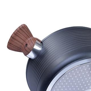 Katls DIAMOND 24x12 cm/4500 ml ar stikla vāku (alumīnijs)