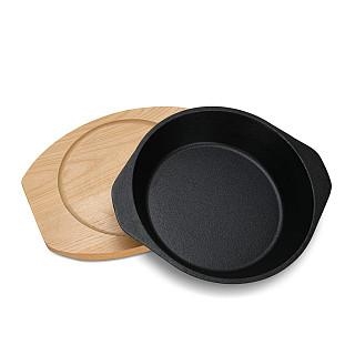 Čuguna panna 19 cm uz koka statīva