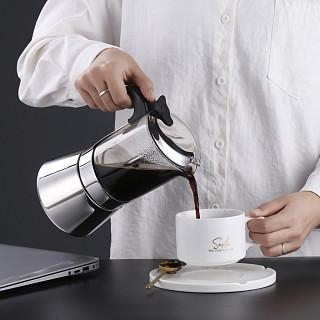 Geizera kafijas kanna 9 porcijām / 360 ml (nerūsējošais tērauds + stikls)