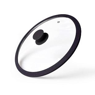 Stikla vāks ARCADES 28 cm, tumši pelēks