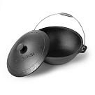 Čuguna sautējamā panna 35x14,5 cm / 8 l ar čuguna vāku