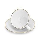 Komplekts krūze ar apakštasīti, 2 gab. Floree 220 ml (porcelāns)