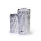 Nažu statīvs ar 2 nodalījumiem 11x11x22 cm peleks marmors (plastmasa)